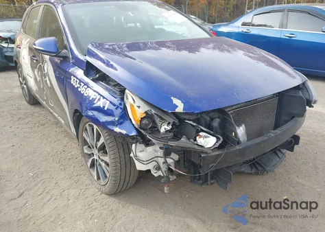 2018 Hyundai Elantra Gt z USA, uszkodzony, nr VIN KMHH35LE9JU076787